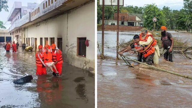 पंजाब बाढ़ की मौत की बढ़ोतरी 48, 1.76 लाख हेक्टेयर फसलें क्षतिग्रस्त हो गईं, स्कूल, कॉलेज आज से फिर से खुलते हैं